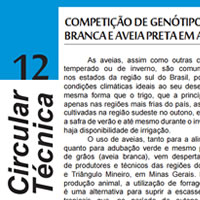 Competição de Genótipos de Aveia Branca e Aveia Preta