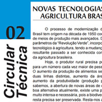 Novas Tecnologias Para a Agricultura Brasileira